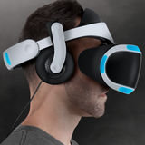 Over-Ear Pads for Mantis for PS4 VR on person side view