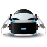 Mantis VR headset on PlayStation VR front view