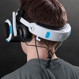 Over-Ear Pads for Mantis for PS4 VR on person back view